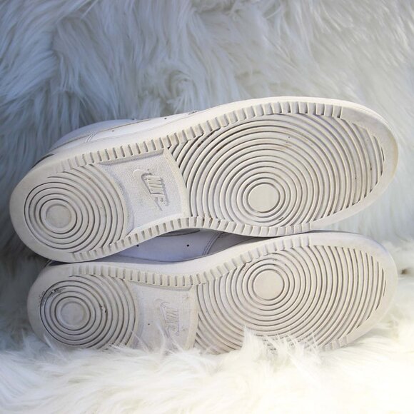 Nike Mens Court Vision CD5466-100 White Basketball Shoes Sneakers Size 10 - Picture 7 of 9